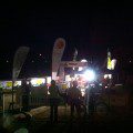 The finish, at the golf course