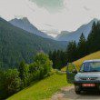 A man, his van and a vista