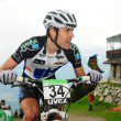 Ilias Periklis shows that you can ride fast uphill with riser bars. Photo credit: Regina Stanger,Alpentour / Sportograf