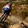 Steve Hutchinson railing it at Stromlo during the SRAM Singletrack Mind series ©Dave Bateman Photography