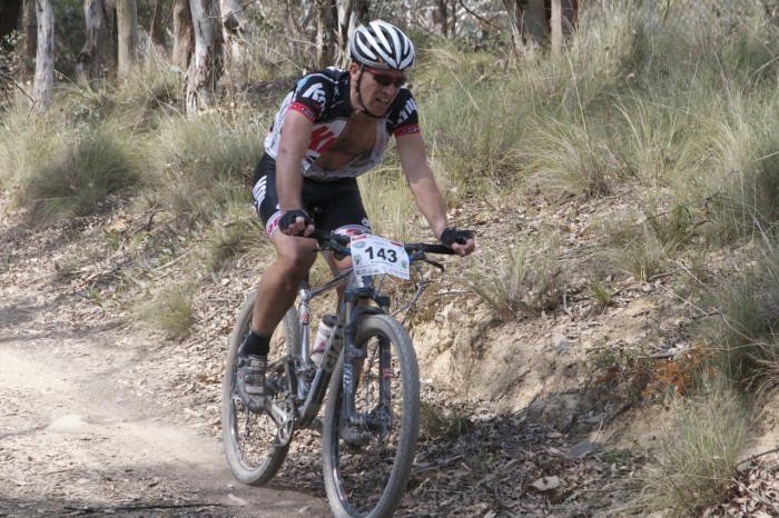 Stuart Ferguson (KOM) seemingly enjoying the trails.