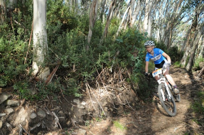 A flying Melissa Anset. ©mandylamont.com.au