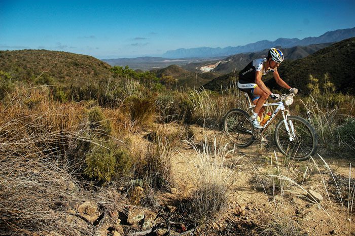 Thomas Dietsch on stage 1 of the 2012 ABSA Cape Epic. Photo: Sportograf Thomas Dietsch on stage 1 of the 2012 ABSA Cape Epic. Photo: Sportograf