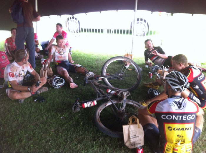 Eating for recovery in the Woolworths Tent
