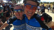Subaru-MarathonMTB Team mates Kath and Naomi
