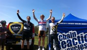 The podium - l to r Dan Fleeman, Lee Williams, Nick Craig