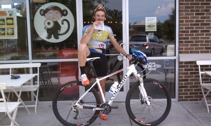 Earning my donut park up after a 4hour singletrack session Atlanta, GA. Earning my donut park up after a 4hour singletrack session Atlanta, GA.