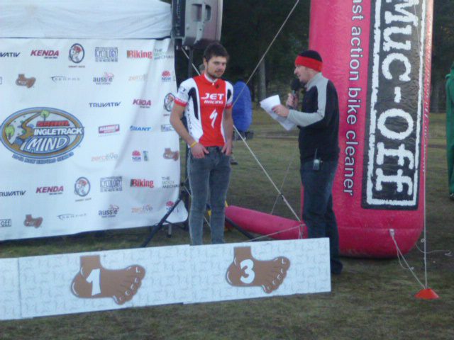 Skinny jeans on the podium - is this what we are to expect at XCM events? Photo: Jet Racing Skinny jeans on the podium - is this what we are to expect at XCM events? Photo: Jet Racing