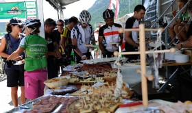 Finish food - there is no better food © Craft Bike Transalp/Peter Musch