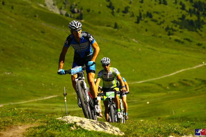 Transalp can be tough, but it's worth having a look around. The scenery is stunning! Photo: Sportograph Transalp can be tough, but it's worth having a look around. The scenery is stunning! Photo: Sportograph