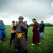 A local family comes out to share the fun. Photo: Margus Riga