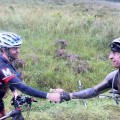 Rich Rothwell and Ant White after the finish. Top 10 and top mates.