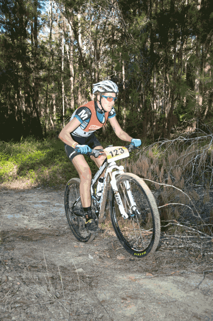Naomi Hansen on the 35km MTB leg Anaconda Noosa. Photo: Patrick OKane Naomi Hansen on the 35km MTB leg Anaconda Noosa. Photo: Patrick OKane