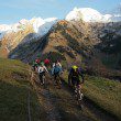 Out finding the right trails near Clusaz. Photo: S. Boue/ASO