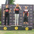 Women's Wombat 100 podium.