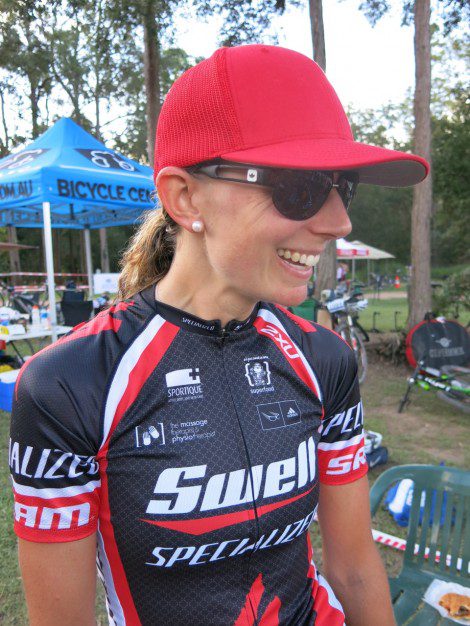 Fay, fresh faced after her win.