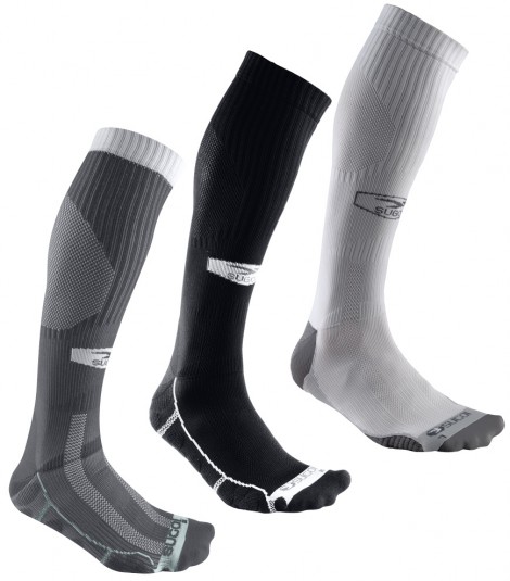 Sugoi's R+R compression socks come in three colour options