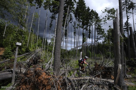 The atmosphere intensifies during day one of the BC Bike Race