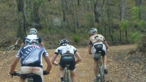 Working well together on the climb