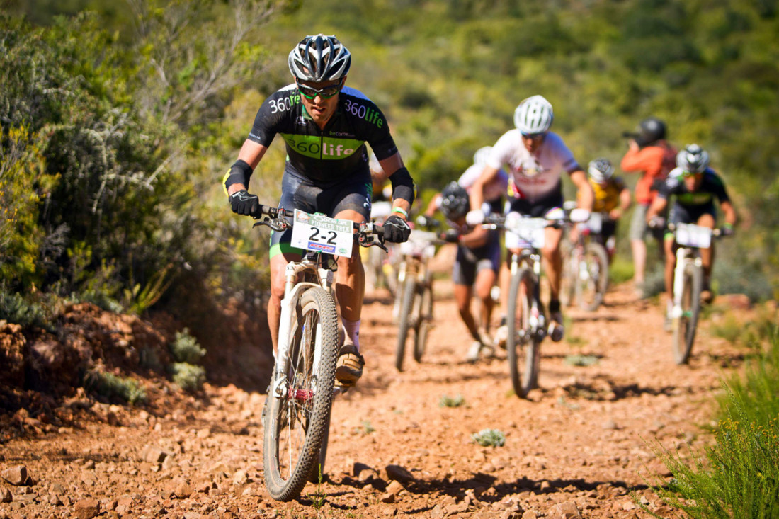 David George (360Life) launches "the" attack on the climb. Photo Nick Muzik/SPORTZPICS