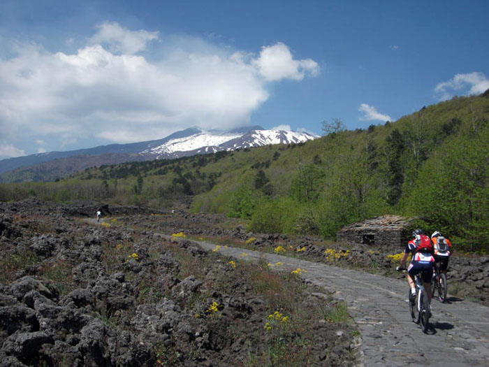 There's plenty of climbing in store for competitors at the Etna Marathon. Photo: Mongibello Team