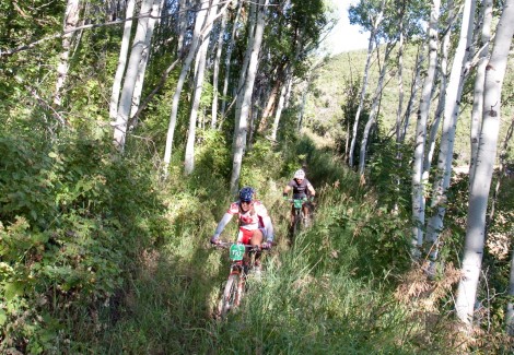 At the Park City P2P, you never ride the same trail twice. Photo: PCP2P