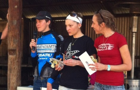 Podium time - sacrifices are worthwhile when you get to join the winners circle.