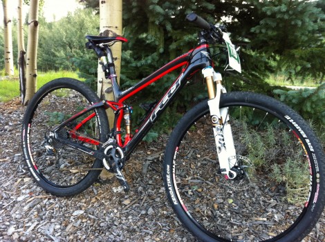 The Felt Edict Nine that Amanda Carey rode to overall victory at the 2012 Breck Epic