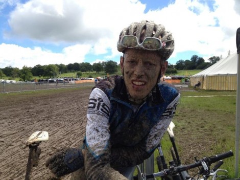 Unamused after 24hrs riding through a sea of mud