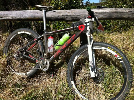 Andy Blair continued his winning ways on his Felt 9 at the 2012 Wollombi Wild Ride