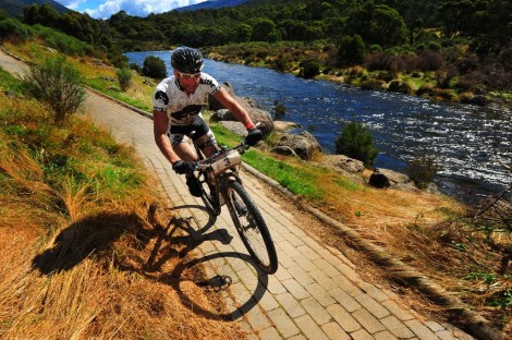 Dylan Cooper, under drying skies in the 2012 Mountains to Beach. Photo: Wild Horizons