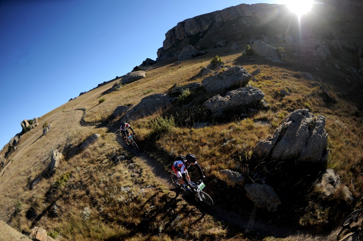 In a first for South African stage racing, the 2013 edition of the Old Mutual joBerg2c will see timed Enduro sections included in the nine-day mountain bike event. Photo: Kelvin Trautman