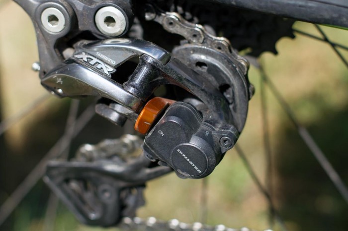 Shimano moved the position of the clutch on the XTR rear derailleur for M9000. Photo: Richie Tyler